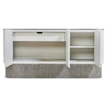 Monolith Faux Stone Three-Door Buffet
