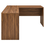 Envision Desk and File Cabinet Set in Walnut / White