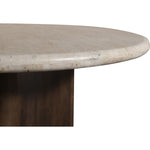 Pietra Travertine Coffee Table in Brown