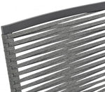 Maldives Mesh and Rope Outdoor Dining Chair in Grey