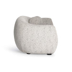 Judy 80" Woven Sofa in Black and White