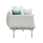 Katti 85" Outdoor Sofa in Light Grey