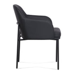 Sydney Vegan Leather Armchair - Set of 2 in Black