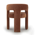 Malone Chenille Dining Chair in Rust