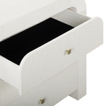 Hump 38" Arched 3-Drawer Chest in White