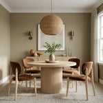 Velora Velvet Dining Chair in Cognac