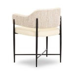 Sezanne Vegan Leather Dining Chair in Cream