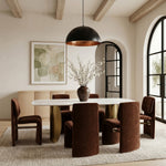 Slique Dining Chair in Burgundy