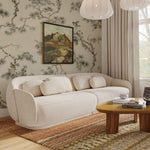 Misty 115" Boucle Modular Sofa in Cream