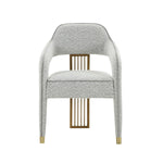 Corralis Boucle Dining Chair in Grey
