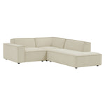 Restore 3-Piece Sectional Sofa in Ecru