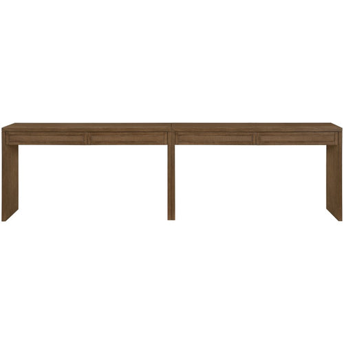 Avro Oak 2pc Desk in Brown