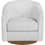 Modra Swivel Accent Chair in Cream