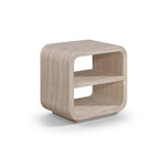 Calix Concrete End Table in Travertine