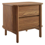 Cadence 2-Drawer Nightstand in Walnut