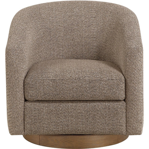 Modra Swivel Accent Chair in Brown