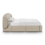 Corey King Linen Storage Bed in Taupe