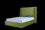 Parlay Velvet Full Bed in Pine Green