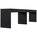 Avro Oak 2pc Desk in Black