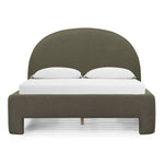 Orphea King Boucle Bed in Kale Green