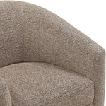 Modra Swivel Accent Chair in Brown