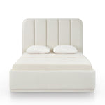 Parker King Chenille Bed in Cream