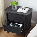 Cadence 2-Drawer Nightstand in Black