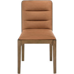 Ellis Vegan Leather Dining Chair in Cognac