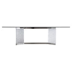 Andorra Glass & Crystal Acrylic Dining Table