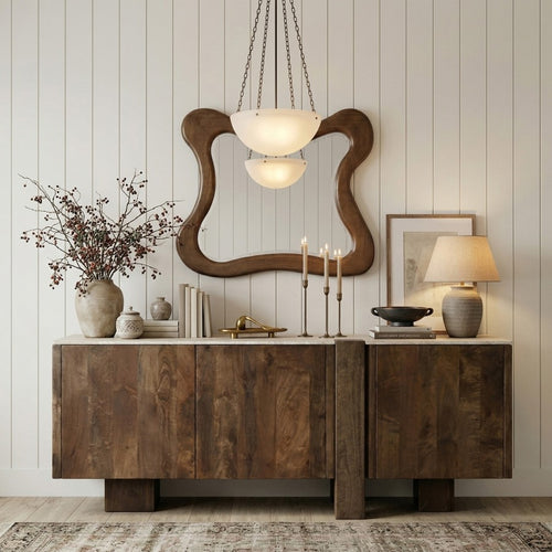 Pietra Travertine Sideboard in Brown