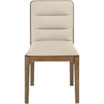 Ellis Vegan Leather Dining Chair in Beige