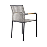 Serenity Outdoor Armchairs Set of 2 in Light Gray