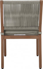 Maui Outdoor Dining Chair in Grey