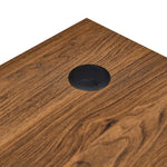 Envision Desk and File Cabinet Set in Walnut / White