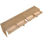 Avro Oak 2pc Desk in Natural