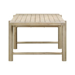 Gata 87" Outdoor Rectangular Dining Table in Light Teak