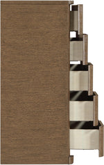 Caswell Oak Chest in Brown