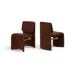 Slique Dining Chair in Burgundy
