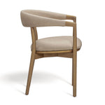 Vina Vegan Leather Dining Chair in Taupe