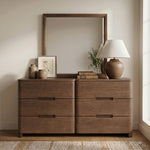 Caswell Oak Dresser in Brown