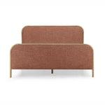 Hatia Basketweave King Bed in Sienna Red