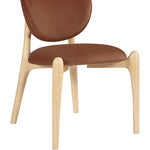 Velora Velvet Dining Chair in Cognac