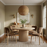 Velora Velvet Dining Chair in Brown