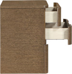 Caswell Oak Nightstand in Brown
