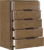 Caswell Oak Chest in Brown