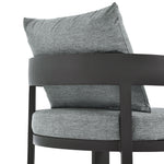 Tahoe Outdoor Aluminum Dining Chair in Gray Gray