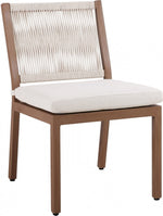 Maui Outdoor Dining Chair in Cream