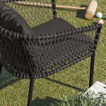 Sailor Outdoor Dining Armchair in Charcoal Charcoal