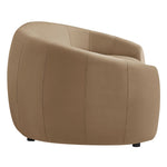 Contessa Curved Velvet Sofa in Taupe