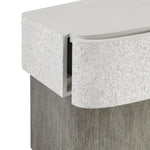 Monolith Faux Stone Nightstand